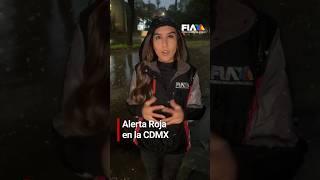 #ATENCIÓN | Se activa Alerta Roja para cuatro alcaldías en CDMX por fuertes lluvias. ️