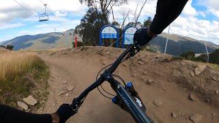 Chasing the hard tail down Thredbo flow trail