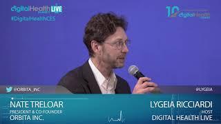 Interview Nate Treloar/Orbita, Inc. CES2019 - Digital Health Live Studio #CES2019 #DHS19