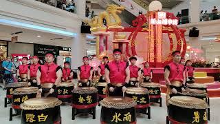 【4K Video】 #24节令鼓 #二十四节令鼓 #24FestiveDrums【 #JBDrums #新山鼓队 】 Johor Bahru City Square #城中坊 #表演 #Show