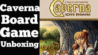 Caverna Board Game Unboxing