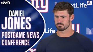 Daniel Jones after dreadful season-opening Giants loss: 'I have to play better, I know that' | SNY