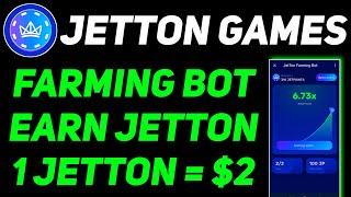 JetTon Games Farming Airdrop Full Guide | JetTon Bot Farming Update | JetTon Grab Free JetPoints