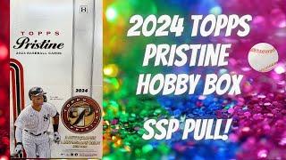 New Release! 2024 Topps Pristine Baseball Hobby Box! 3 Autos Per Box ** SSP Pull **