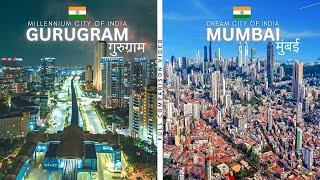 Mumbai vs Gurugram Full Comparison | मुंबई बनाम गुरुग्राम | Dream City vs Millennium City