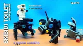 lego skibidi toilet | assemble mini strider camera & scientist cameraman