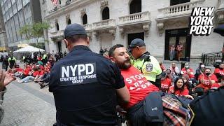 Jewish anti-Israel protesters arrested after storming New York Stock Exchange