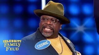 Cedric the Entertainer knows what gets LIT! | Celebrity Family Feud