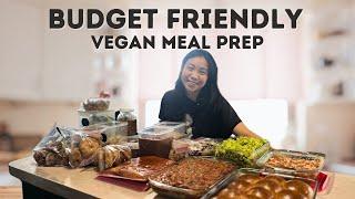 Budget Friendly Vegan Meal Prep Recipes - Sunday Reset For Large Family of 7