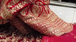 WHOLESALE LEHNGA SHOP / ARIHANT TEXTILE (SUMIT JAIN) BRIDAL LEHNGA 1250/- RED ,BABY PINK,MEHROOM