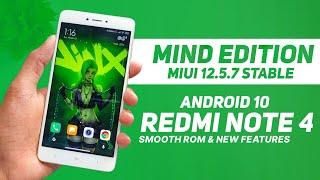 MIUI Mind Edition 12.5.7 Stable For Redmi Note 4 | Android 10 | New Features | Smooth Rom