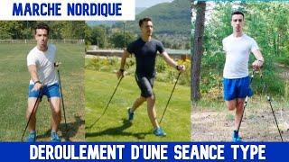 Marche Nordique : Déroulement d'une séance [Séance Type]