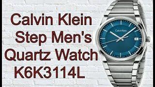 Calvin Klein Step Men's Quartz Watch K6K3114L. Unboxing