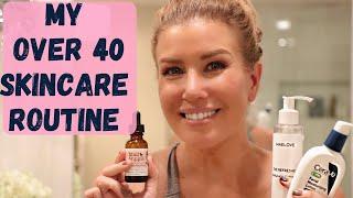 My Over 40 Anti-Aging Nighttime Skincare Routine + Bathroom Remodel Reveal!