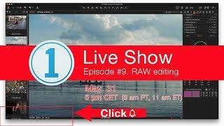 Capture One Live Show #9. RAW editing