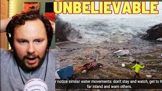 Canadian Reacts to GREENLAND TSUNAMI: Fishermen Run For Their Lives