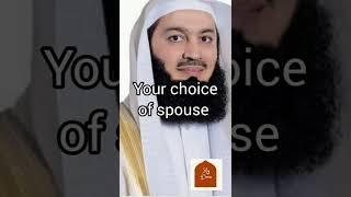 your choice of spouse, shapes your future #shorts #islamic#viral #muftimenk