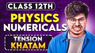 NUMERICALS BOOM  CLASS 12 PHYSICS || CLASS 12 PHYSICS IMPORTANT NUMERICALS FOR BOARD 2025 BY MUNIL