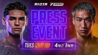 Ryan Garcia vs Rukiya Anpo: Press Event | Beverly Hills, CA | FANMIO PPV