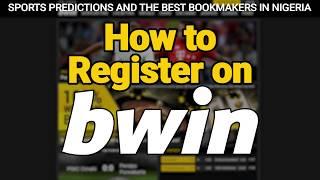 Bwin registration. Bwin online registration on PC