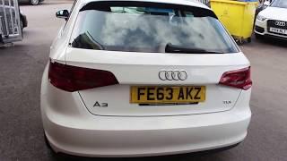 Audi A3 1.6 TDI Sport Finished In Amalfi White At Rix Motor Company