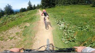 6-year-old Shreds Mountain Bike Trails In Morzine!