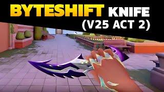 New V25 Act 2 Battle Pass Knife Skin Ingame - Valorant