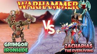 Warhammer Fantasy 6th Edition Battle Report | Grimgor Ironhide VS. Zacharias The Everliving