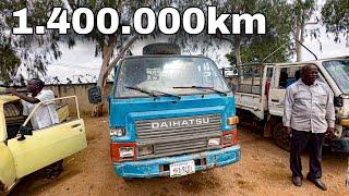 This old broken-down Daihatsu truck is still on Africa's roads