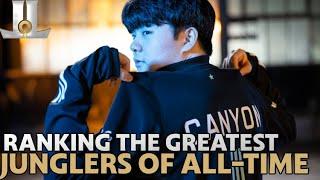 Ranking the Greatest Junglers of ALL-TIME !!!