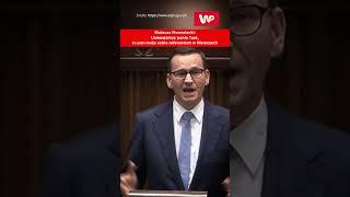 Morawiecki: Panie Tusk, unieważniać referendum możesz w Niemczech #shorts