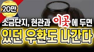 현관과 이곳에 "소금단지" 꼭 두세요. 모든 우환 도망간다.