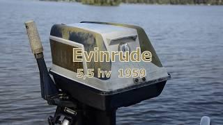 Synttärit 60 v. Evinrude 5,5 hv 1959