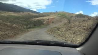 Driving the Kula Highway on Maui, Hawaii