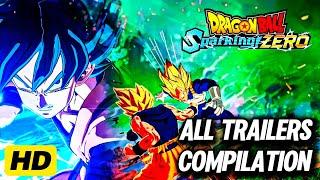 All Dragon Ball Sparking Zero Trailers In Order COMPILATION