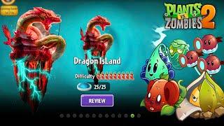 Plants vs Zombies 2 - New World Dragon Li IsLand & Plants Nuke Launcher in Version 11.7.1