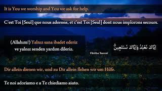 Fatiha Suresi Okunuşu İngilizce, Almanca, Fransızca, İtalyanca ve Türkçe Anlamı - Ali Çelik Hoca