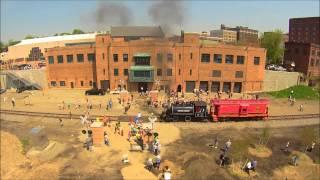 Viscose Company 0 4 0 #6, National Train Day, Jamestown, N Y , Q500 drone video