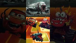 Infected Sky ️ Infected Plane ️  Lightning McQueen Cars Eater  Coffin Dance  Tiles Hop #shorts