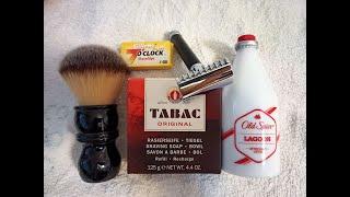 На обзоре крем для бритья Tabac и лезвия Gillette 7O'clock SharpEgde