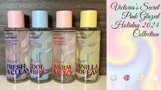 *NEW* Victoria’s Secret PINK Glazed  Holiday 2024 Flanker Collection Review