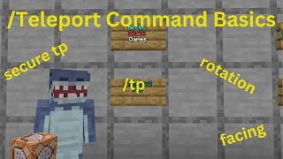 Minecraft Teleport Command Tutorial (/tp command, basic and full command)