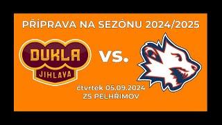 HOKEJ | HC Dukla Jihlava - MAC HKB Újbuda (přípravné utkání)