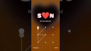 S love N pattern lock ️ || SN Phone lock || Love status #status