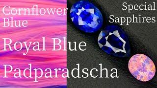 GTJ Special Sapphire / Cornflower Blue /Royal Blue / Padparadscha