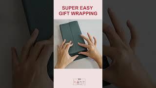 How to wrap a rectangular gift box quickly? #shorts #giftwrapping #giftwrappingideas