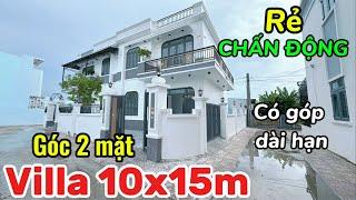 ️ CĂNGÓC 2 mặt 10x15m chỉ cần 1,5 vé sở hữu NHÀ ĐẸP gần chợ Sổ hồng riêng,có lối đi bên hông thoáng