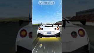 NISSAN-GTR FASTEST CAR CROSSING LIMITS!{DON'T DARE TO COMPETE!} #shorts | Extreme car driving sim