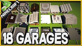 Minecraft 18 GARAGES in Default