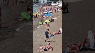 Июньская жара. Город Судак в Крыму. Лето 2025 #крым #судак #море #пляж #лето